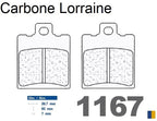 Plaquettes Carbone Lorraine de frein arrière - Benelli 666 Born in hell 125 1998+