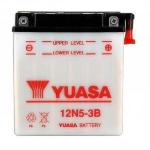 Batterie YUASA type 12N5-3B (livrée sans acide)