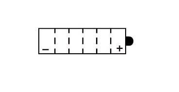 Batterie YUASA type 12N5.5-3B (livrée sans acide)