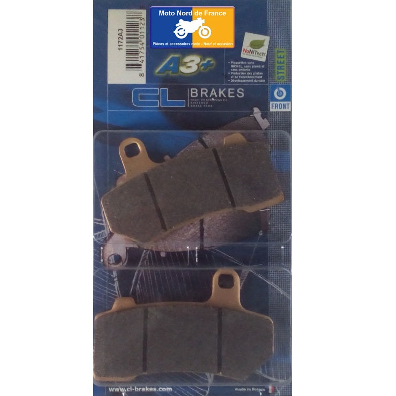Plaquettes de frein Carbone Lorraine type 1172 A3+