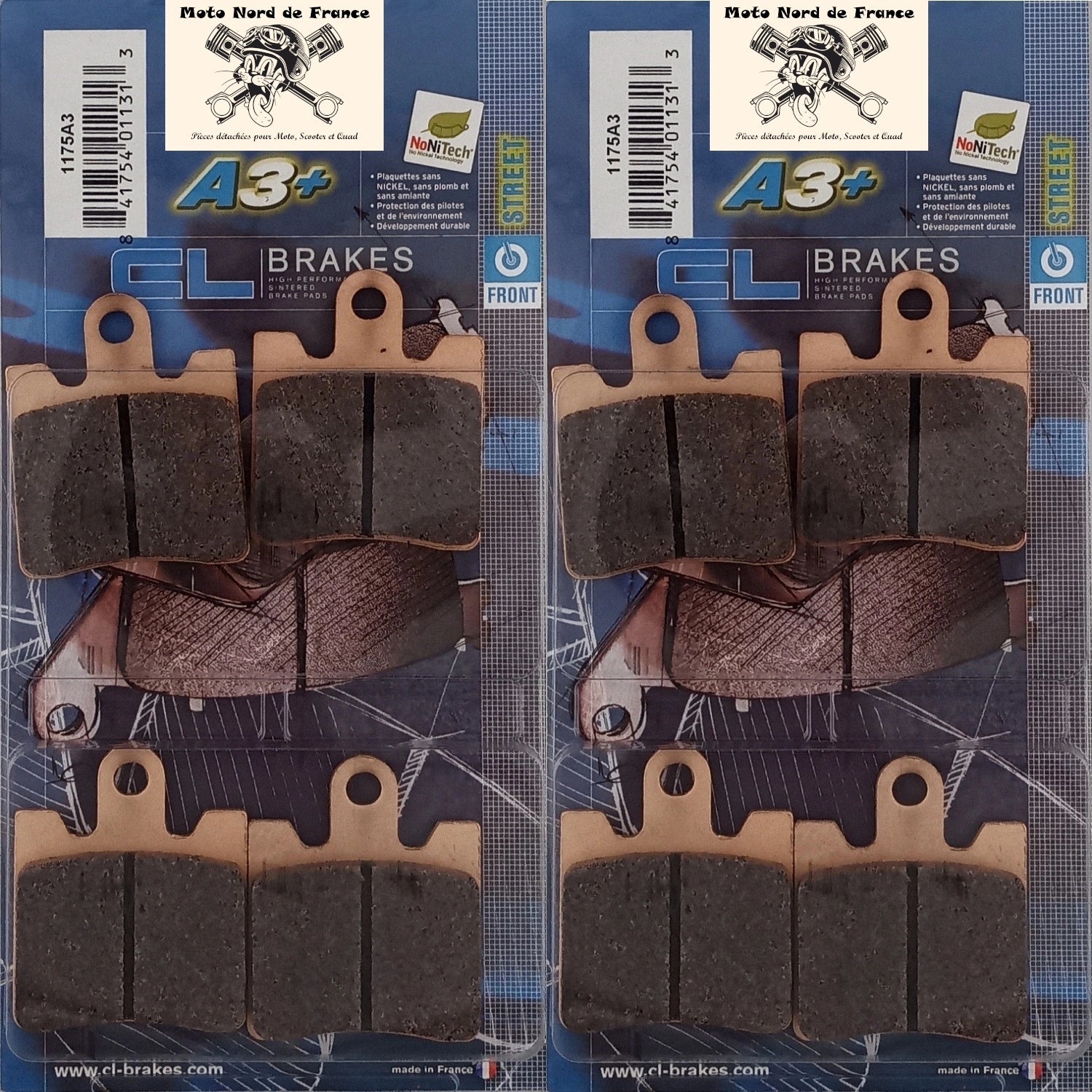 2 jeux de Carbone Lorraine 1175 A3+