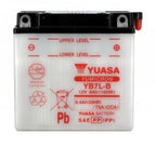Batterie YUASA type YB7L-B (livrée sans acide)