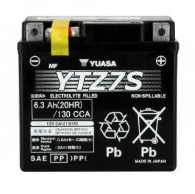Batterie YUASA type YTZ7-S AGM prête à l'emploi