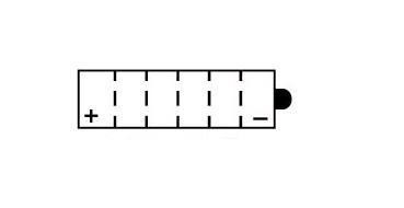 Batterie YUASA type YB9-B (livrée sans acide)
