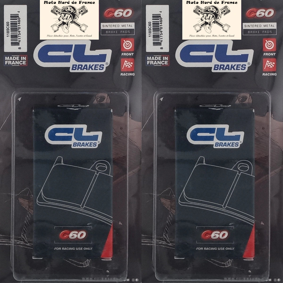 Plaquettes Carbone Lorraine racing de frein avant - Ducati 1199 Panigale /S /R /Senna 2012-2015