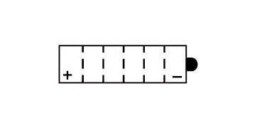 Batterie YUASA type 12N9-4B-1 (livrée sans acide)