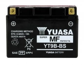 Batterie YUASA type YT9B-BS AGM (avec acide)
