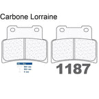 Plaquettes Carbone Lorraine de frein avant - Aprilia 125 RS 2006-2012