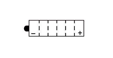 Batterie YUASA type YB10L-A2 (livrée sans acide)