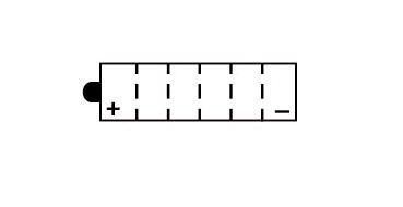 Batterie YUASA type YB12A-A (livrée sans acide)