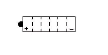 Batterie YUASA type 12N12A-4A-1 (livrée sans acide)