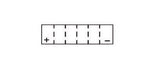 Batterie YUASA type YT12B-BS AGM (avec acide)