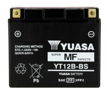 Batterie YUASA type YT12B-BS AGM (avec acide)