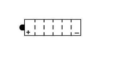 Batterie YUASA type YB12B-B2 (livrée sans acide)