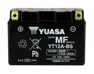 Batterie YUASA type YT12A-BS AGM (avec acide)