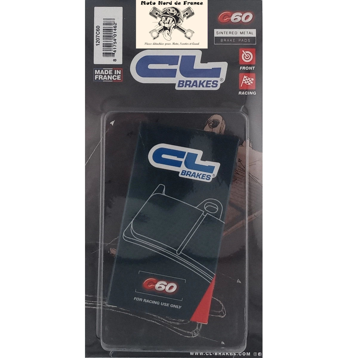 Plaquettes de frein racing Carbone Lorraine type 1207 C60