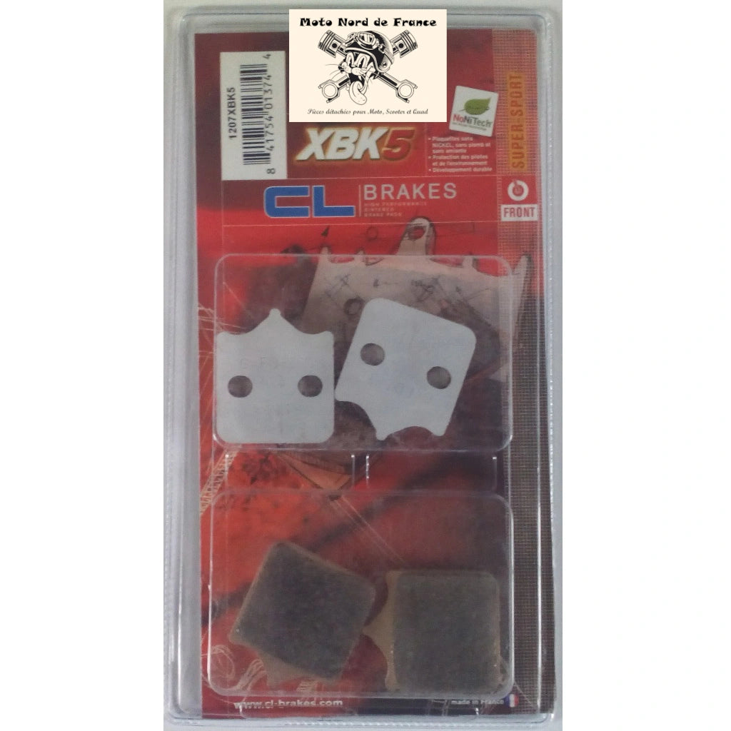 Plaquettes de frein Carbone Lorraine type 1207 XBK5