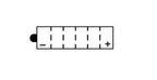 Batterie YUASA type YB14L-A2 (livrée sans acide)