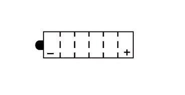 Batterie YUASA type YB14L-A2 (livrée sans acide)