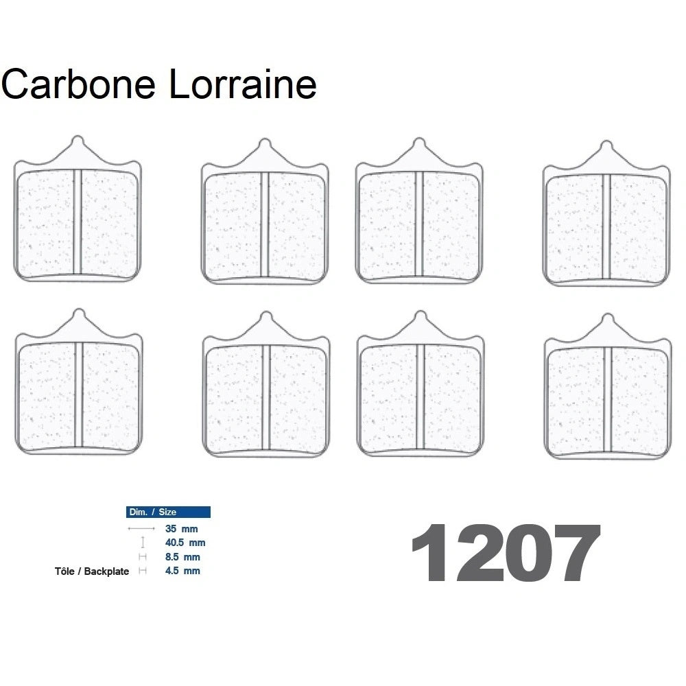 Plaquettes Carbone Lorraine de frein avant - BMW S 1000 R 2013-2019