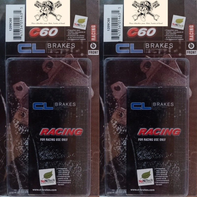 Carbon Lorraine racing front brake pads - Triumph 675 Daytona 2009-2018