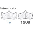 Plaquettes de frein Carbone Lorraine type 1209