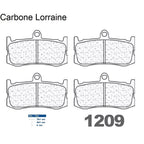 Plaquettes Carbone Lorraine de frein avant - Triumph 675 Daytona 2009-2018