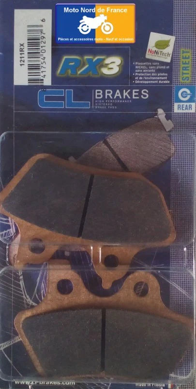 Plaquettes Carbone Lorraine de frein arrière Harley Davidson 1584 Street Glide FLHX 2007