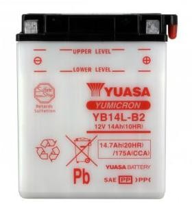 Batterie YUASA type YB14L-B2 (livrée sans acide)