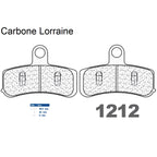 Plaquettes Carbone Lorraine de frein avant Harley Davidson 1584 Softail Standard FXST 2008-2014
