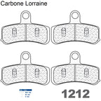 Plaquettes Carbone Lorraine de frein avant Harley Davidson 1690 Fat Bob 2012-2014