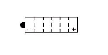 Batterie YUASA type YB16AL-A2 (livrée sans acide)
