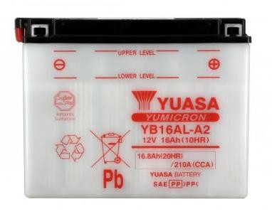 Batterie YUASA type YB16AL-A2 (livrée sans acide)