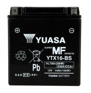 Batterie YUASA type YTX16-BS AGM (avec acide)