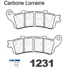 Plaquettes de frein Carbone Lorraine type 1231