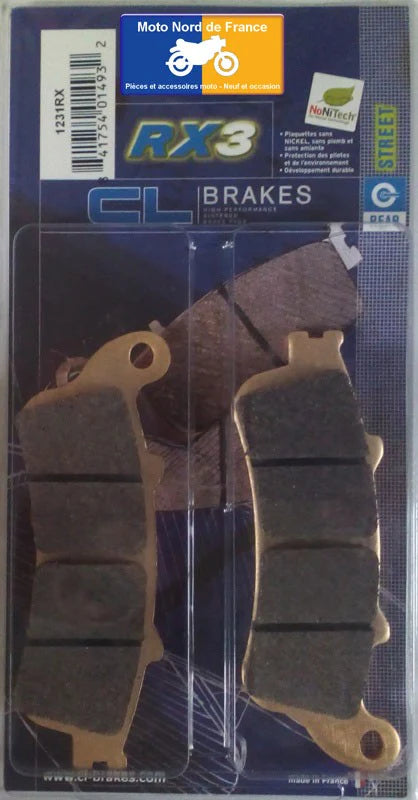 Plaquettes Carbone Lorraine de frein arrière - Honda 1800 F6C Valkyrie 2014-2016