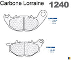 Plaquettes Carbone Lorraine de frein avant - Yamaha 300 MT-03 2016-2021