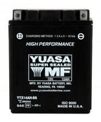 Batterie YUASA type YTX14AH-BS AGM (avec acide)
