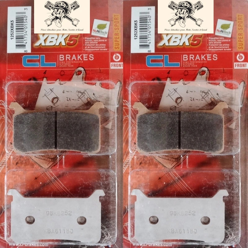 Plaquettes Carbone Lorraine de frein avant - Honda CB 1000 R 2018-2021