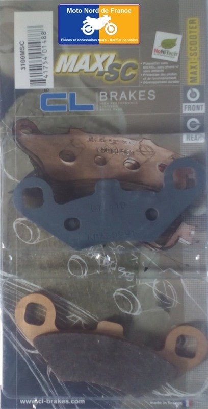 Plaquettes de frein Carbone Lorraine type 3100 MSC