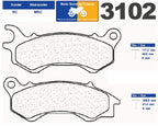 Plaquettes de frein Carbone Lorraine type 3102 SC