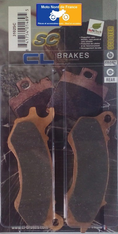 Plaquettes de frein Carbone Lorraine type 3102 SC