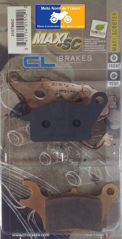 Plaquettes de frein Carbone Lorraine type 3107 MSC