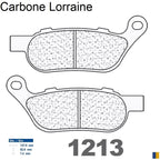 Plaquettes de frein Carbone Lorraine type 1213 RX3