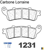 Plaquettes de frein Carbone Lorraine type 1231 RX3