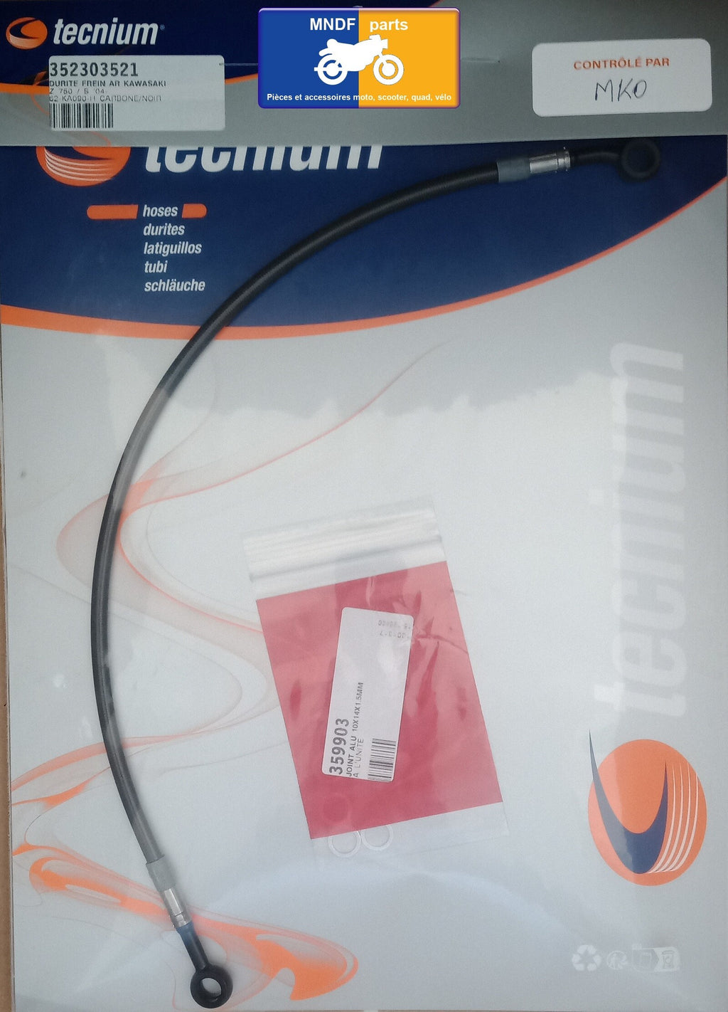 Durite aviation de frein arrière - Kawasaki Z 750 /S 2004-2006