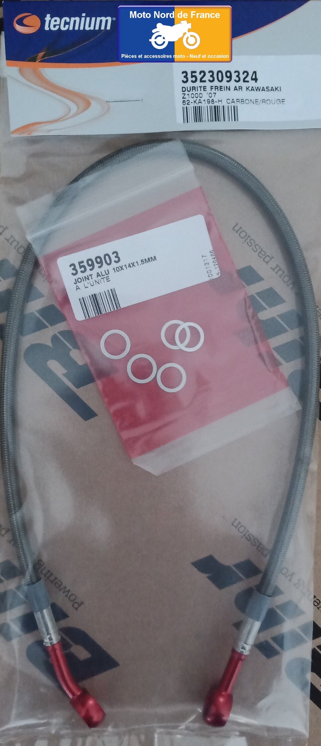 Durite aviation de frein arrière - Kawasaki Z 1000 2007-2009