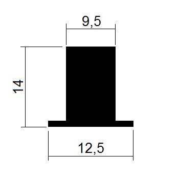 Insert caoutchouc M5