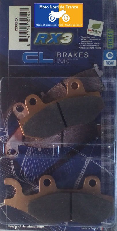 Plaquettes de frein Carbone Lorraine type 2288 RX3