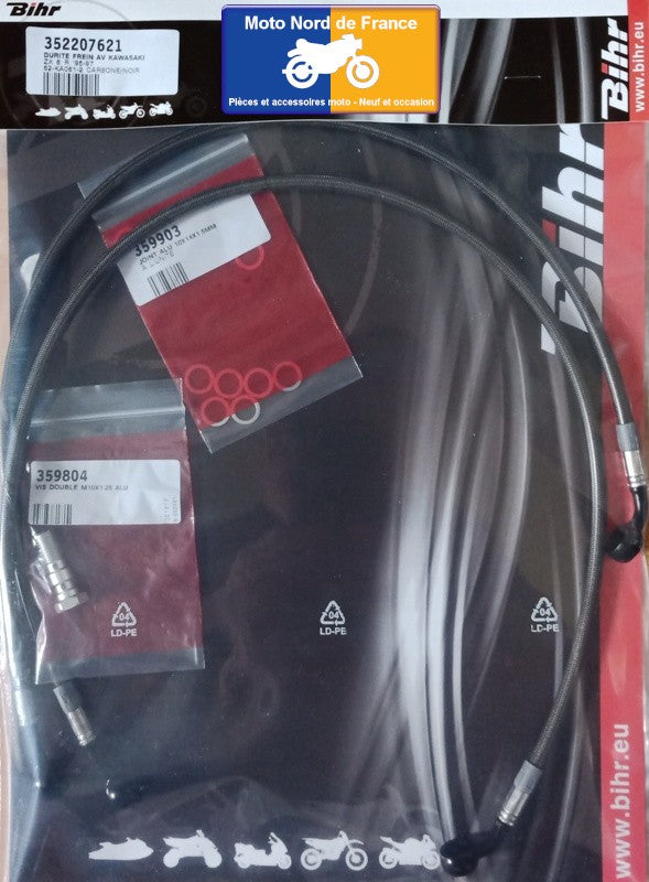 Durites aviation directes de frein avant - Kawasaki ZX-6R 1995-1997